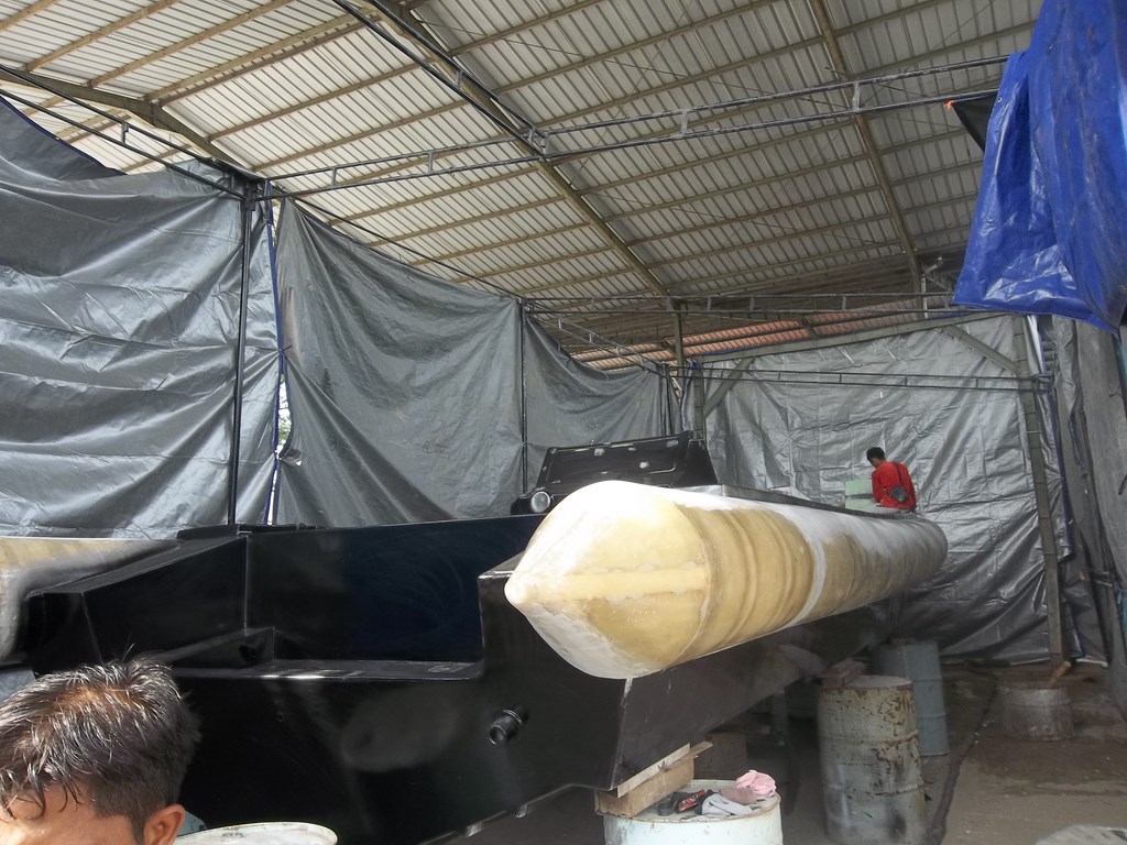 jasa waterproofing RESCUE BOAT POLYUREA COATING